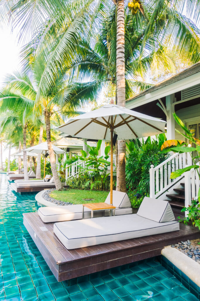 luxury swimming pool